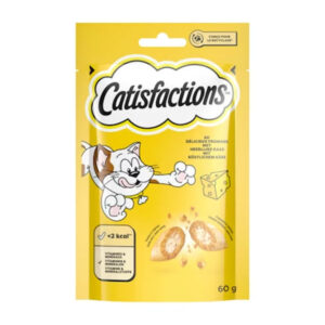 Catisfactions Snack Gatos sabor Queso 60gr