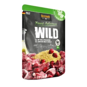 Belcando con venado mijo y arándanos rojos silvestres