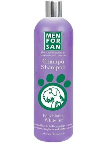 Champu Perros Menforsan Pelo blanco 300ml