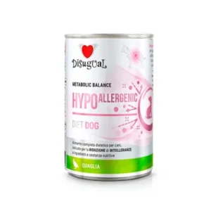 DISUGUAL Hypoallergenic diet codorniz para perro 400gr